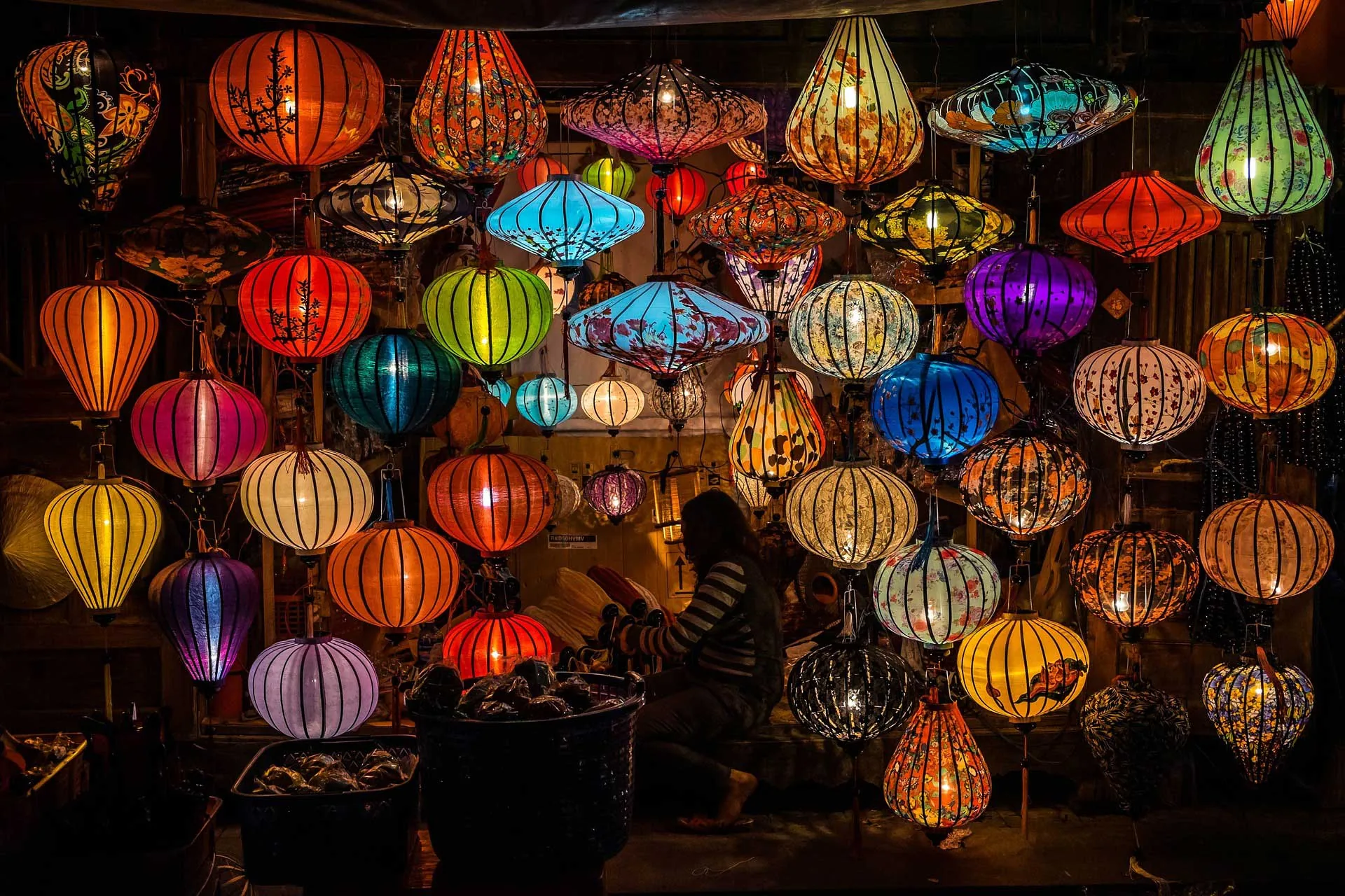 Lanterne di Hoi An - Vietnam Lanterne colorate di Hoi An in Vietnam