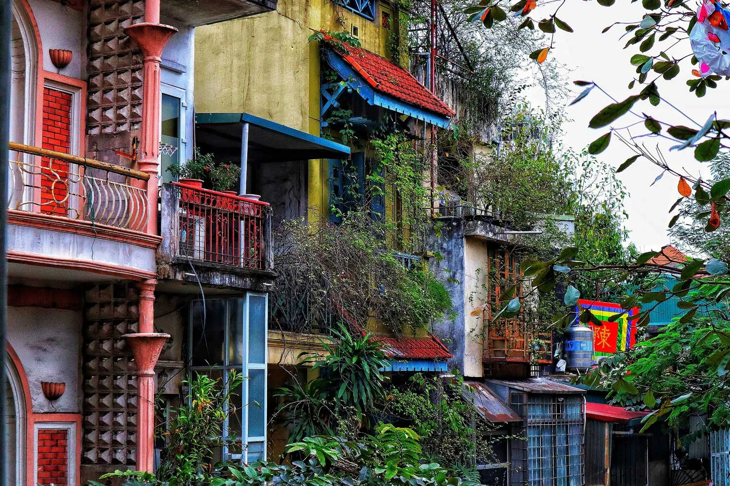 edifici colorati Hanoi