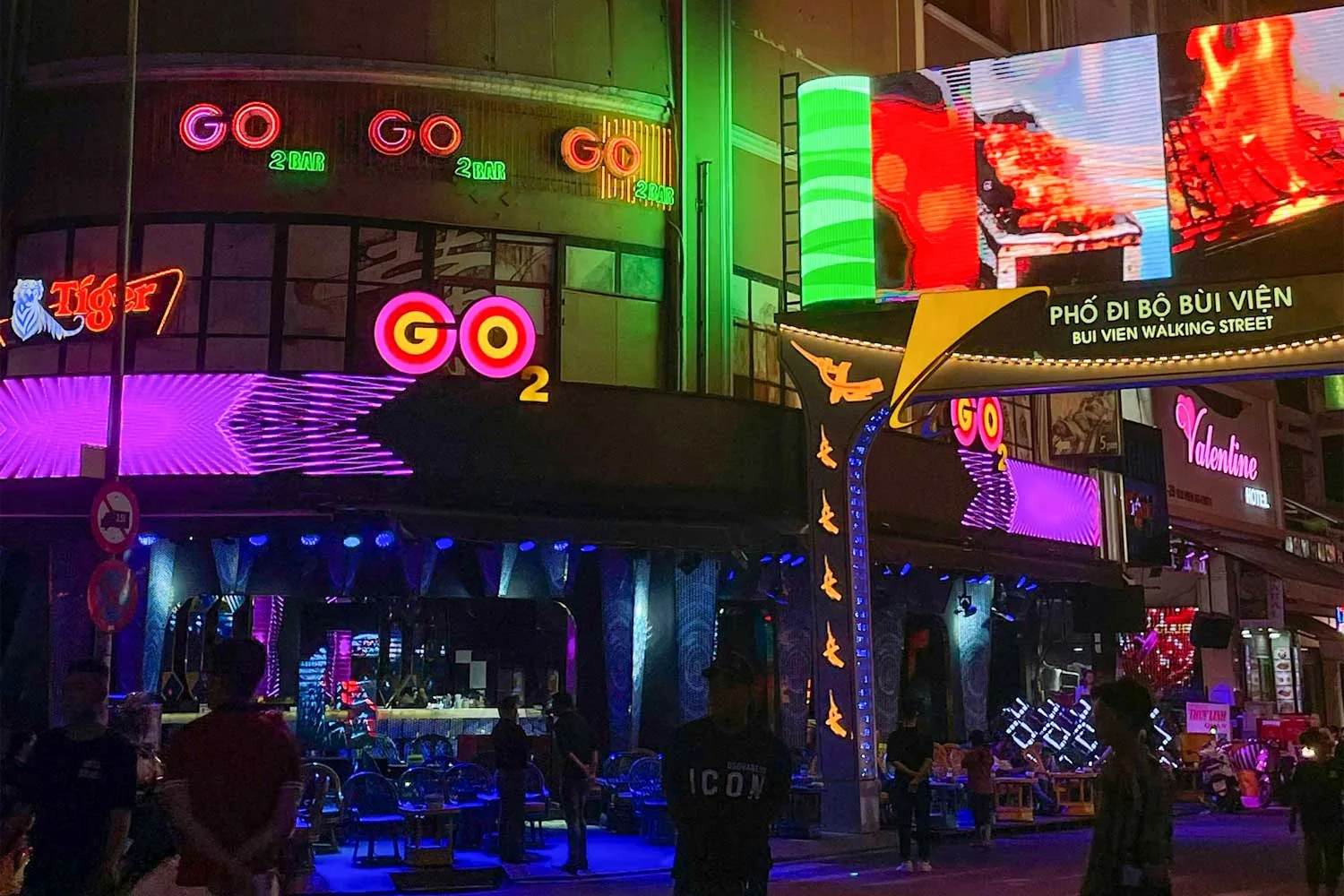 Go2 Bar, Bui Vien walking street Ho Chi Minh City