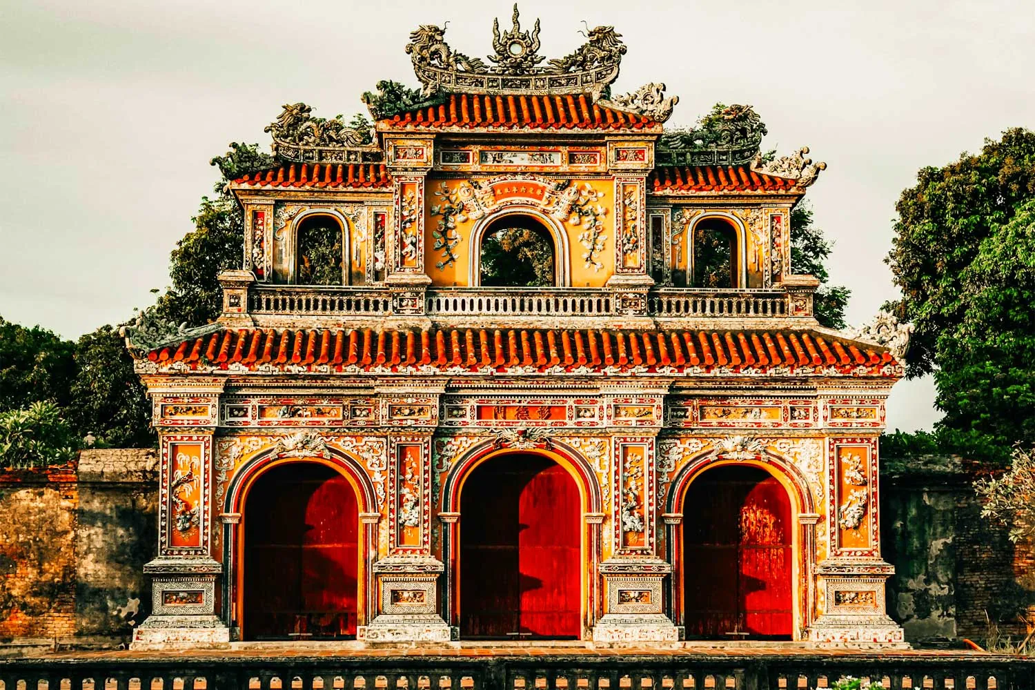 Antico palazzo imperiale a Hue