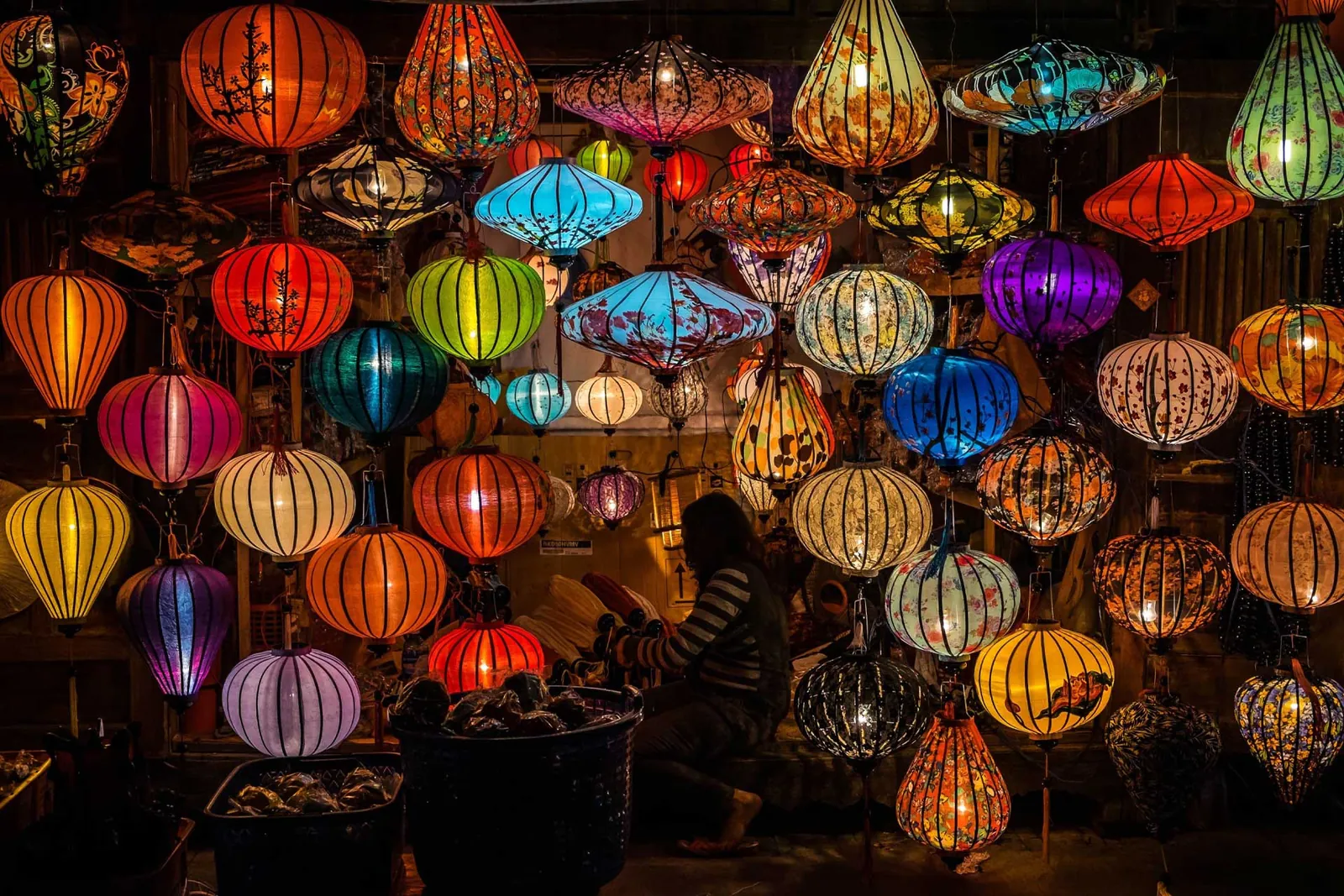 Lanterne colorate in Vietnam