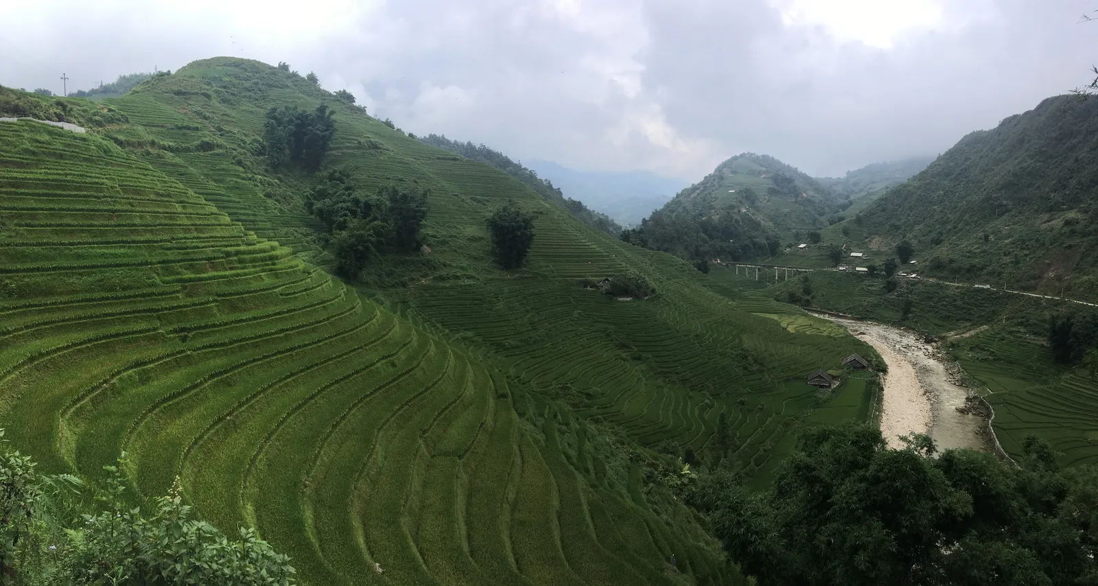 Valle di Muong Hoa, Sapa Valle di Muong Hoa a Sapa, sentieri di trekking tra le risaie terrazzate e il fiume